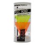 PERFLY - Unique Size CH PLASTIC SHUTTLECOCK PSC 100 MEDIUM x 3 WH GR OR, Snow White PERFLY - Unique Size CH PLASTIC SHUTTLECOCK PSC 100 MEDIUM x 3 WH GR OR, Snow White