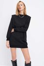 Mohito - Knit Mini Dress - Black Mohito - Knit Mini Dress - Black