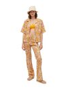 Mango - Yellow Printed Cotton Shirt, Women Mango - Yellow Printed Cotton Shirt, Women