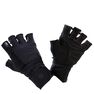 DOMYOS - Small 900 Weight Training Glove with Double Rip-Tab Cuff - Black/Grey, Black DOMYOS - Small 900 Weight Training Glove with Double Rip-Tab Cuff - Black/Grey, Black
