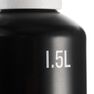 QUECHUA - 500 aluminum 1.5 litre hiking flask with quick-open cap - black, Unique Size QUECHUA - 500 aluminum 1.5 litre hiking flask with quick-open cap - black, Unique Size
