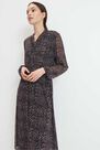 Mohito - Midi Dress In Print - Brown Mohito - Midi Dress In Print - Brown