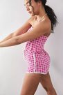 Urban Outfitters - Pink iets frans... Monogram Towelling Playsuit Urban Outfitters - Pink iets frans... Monogram Towelling Playsuit