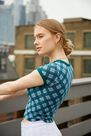 Urban Outfitters - Blue iets frans... Argyle Baby T-Shirt, Women Urban Outfitters - Blue iets frans... Argyle Baby T-Shirt, Women