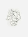 Reserved - Ivory Cotton Rich Bodysuit With Slogan, Kids Girl Reserved - Ivory Cotton Rich Bodysuit With Slogan, Kids Girl