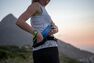 EVADICT - XS/S TRAIL RUNNING FLASK HOLDER WAISTBAND 500 ML - BLACK/BRONZE, Black EVADICT - XS/S TRAIL RUNNING FLASK HOLDER WAISTBAND 500 ML - BLACK/BRONZE, Black