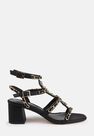 Missguided - Black Chain Chunky Gladiator Sandals Missguided - Black Chain Chunky Gladiator Sandals