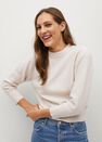 Mango - lt pastel grey Crossed back sweater Mango - lt pastel grey Crossed back sweater