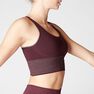 DOMYOS - Extra Small Seamless Long Dynamic Yoga Sports Bra, Black DOMYOS - Extra Small Seamless Long Dynamic Yoga Sports Bra, Black