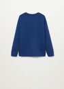 Mango - bright blue Printed organic cotton sweatshirt Mango - bright blue Printed organic cotton sweatshirt