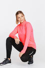 KALENJI - Run warm women's running long-sleeved jersey - coral KALENJI - Run warm women's running long-sleeved jersey - coral