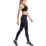 DOMYOS - Salto 100 women's slim-fit stretching leggings - navy blue DOMYOS - Salto 100 women's slim-fit stretching leggings - navy blue