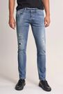Salsa Jeans - Blue Clash skinny premium wash jeans with wear effect Salsa Jeans - Blue Clash skinny premium wash jeans with wear effect