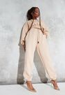 Missguided - Stone Sean John X Missguided Stone Quilted Oversized Joggers Missguided - Stone Sean John X Missguided Stone Quilted Oversized Joggers
