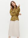 Reserved - Patterned blouse with puff sleeves - Multicolor Reserved - Patterned blouse with puff sleeves - Multicolor