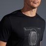 ARTENGO - Extra Large Men's Tennis T-Shirt TTS100, Navy Blue ARTENGO - Extra Large Men's Tennis T-Shirt TTS100, Navy Blue
