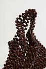 Mango - brown Wood beaded bag Mango - brown Wood beaded bag