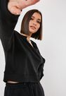 Missguided - Black Black Oversized V Front Sweatshirt Missguided - Black Black Oversized V Front Sweatshirt
