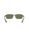 RAY-BAN - Black Rectangle RB3498 RAY-BAN - Black Rectangle RB3498