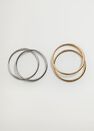 Mango - Gold Combined Hoop Bracelets Mango - Gold Combined Hoop Bracelets