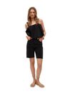 Mango - black Cotton crop top, Women Mango - black Cotton crop top, Women