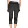 QUECHUA - Women's fast hiking leggings fh500 helium mottled grey, 2XS QUECHUA - Women's fast hiking leggings fh500 helium mottled grey, 2XS