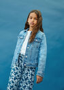 Mango - open blue Pockets denim jacket, Kids Girl Mango - open blue Pockets denim jacket, Kids Girl
