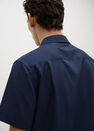 Mango - navy Regular-fit lyocell cotton shirt Mango - navy Regular-fit lyocell cotton shirt