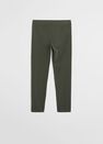 Mango - beige - khaki Organic cotton leggings Mango - beige - khaki Organic cotton leggings