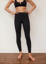 Mango - Black Neoprene Laser-Cut Leggings Mango - Black Neoprene Laser-Cut Leggings