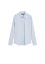 Mango - Pastel Blue Super Slim-Fit Tailored Stretch Cotton Shirt Mango - Pastel Blue Super Slim-Fit Tailored Stretch Cotton Shirt