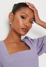 Missguided - Gold Gold Look Mini Cherry Hoop Earrings Missguided - Gold Gold Look Mini Cherry Hoop Earrings