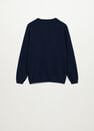 Mango - navy Elbow patches cashmere cotton sweater Mango - navy Elbow patches cashmere cotton sweater