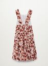 Mango - natural white Printed cotton dress, Kids Girl Mango - natural white Printed cotton dress, Kids Girl