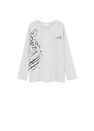 Mango - medium grey Organic printed cotton t-shirt Mango - medium grey Organic printed cotton t-shirt