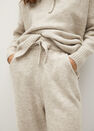 Mango - Grey Knit jogger-style trousers Mango - Grey Knit jogger-style trousers
