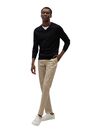 Mango - black 100% merino wool washable sweater Mango - black 100% merino wool washable sweater