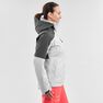WEDZE - L Women's Freeride Ski Jacket Fr100 - Light Grey WEDZE - L Women's Freeride Ski Jacket Fr100 - Light Grey