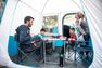 QUECHUA - Unique Size 6 person camping living area - Arpenaz base M, Dark Blue QUECHUA - Unique Size 6 person camping living area - Arpenaz base M, Dark Blue