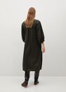 Mango - dark green Fluted hem dress Mango - dark green Fluted hem dress