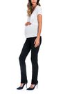 Salsa Jeans - Black Hope capri maternity jeans in true back denim with narrow leg Salsa Jeans - Black Hope capri maternity jeans in true back denim with narrow leg