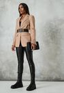 Missguided - Camel Boyfriend Blazer Coat Missguided - Camel Boyfriend Blazer Coat