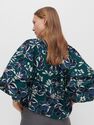 Reserved - Shirt with puffy sleeves - Multicolor Reserved - Shirt with puffy sleeves - Multicolor