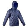 QUECHUA - Medium Men's country walking rain coat - NH100 Raincut Full Zip, Dark Petrol Blue QUECHUA - Medium Men's country walking rain coat - NH100 Raincut Full Zip, Dark Petrol Blue