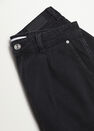 Mango - Open Grey Slouchy Pleated Shorts, Women Mango - Open Grey Slouchy Pleated Shorts, Women
