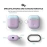 ELAGO DESIGN - Elago Duo Hang Case Lavender/Pink/Pastel Blue for AirPods ELAGO DESIGN - Elago Duo Hang Case Lavender/Pink/Pastel Blue for AirPods
