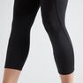 DOMYOS - W26 L30 100 Women's Fitness Cardio Training 7/8 Leggings - Black, Black DOMYOS - W26 L30 100 Women's Fitness Cardio Training 7/8 Leggings - Black, Black