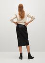 Mango - black Faux-leather pencil skirt Mango - black Faux-leather pencil skirt