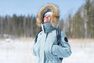 QUECHUA - S Women's Hiking Warm Waterproof Parka Sh500 U-Warm - Asphalt Blue QUECHUA - S Women's Hiking Warm Waterproof Parka Sh500 U-Warm - Asphalt Blue
