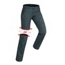 FORCLAZ - Women's Trek 100 Mountain Trekking Convertible Trousers - Dark Grey, S FORCLAZ - Women's Trek 100 Mountain Trekking Convertible Trousers - Dark Grey, S